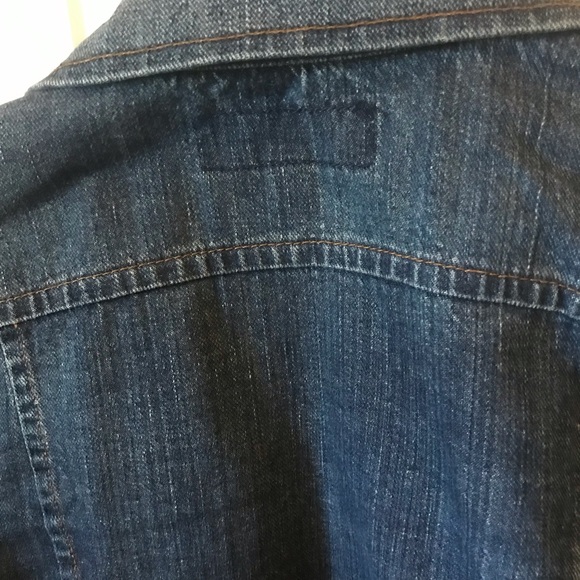 Juicy Couture Jeans Distressed Jean Jacket Size L - Picture 8 of 10